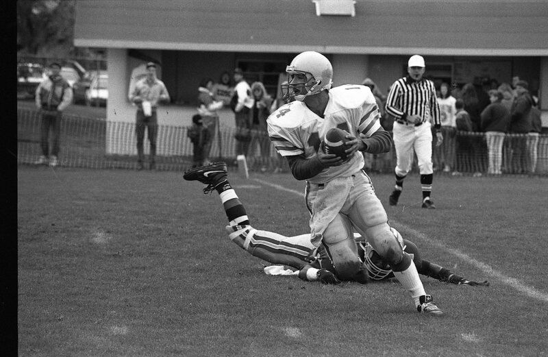 1991 Football Action, Western Oregon University at EOSC 20