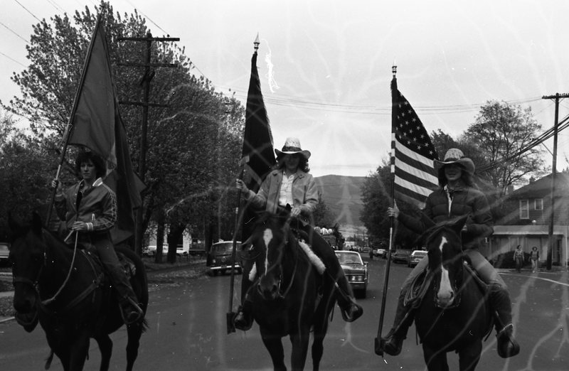 1980 Parade, Horses &amp; Flags 04