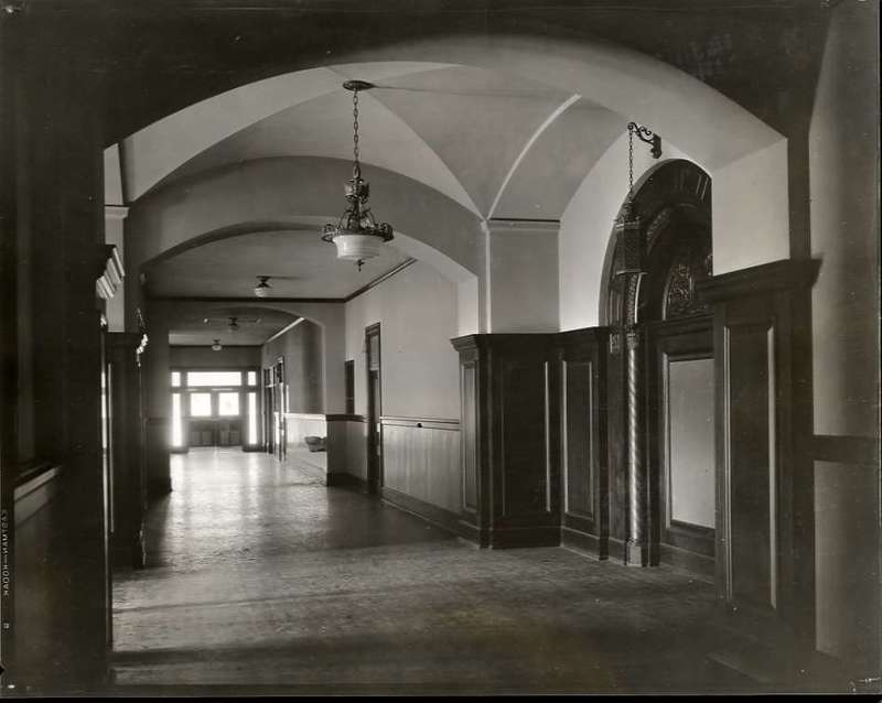 30's Inlow Hall Hallway