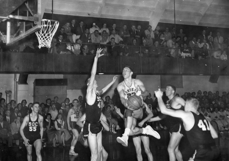 1954-55 Basketball Action 2