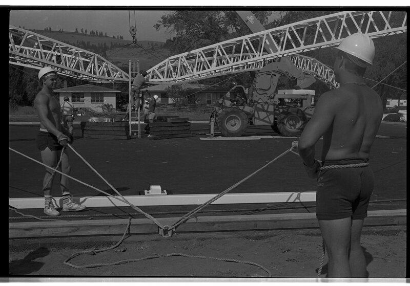 1988 Campus, Tennis Courts Construction 16