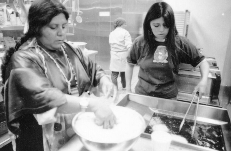 1976 Native American Root Feast, Preparation 02