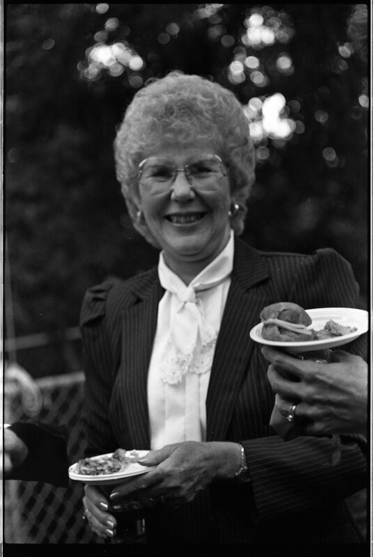 1989 Students &amp; Employees, Reception at President's House 11