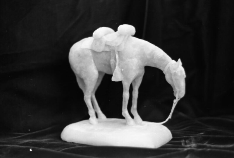 1978 Sculpture, Saddled Horse 07