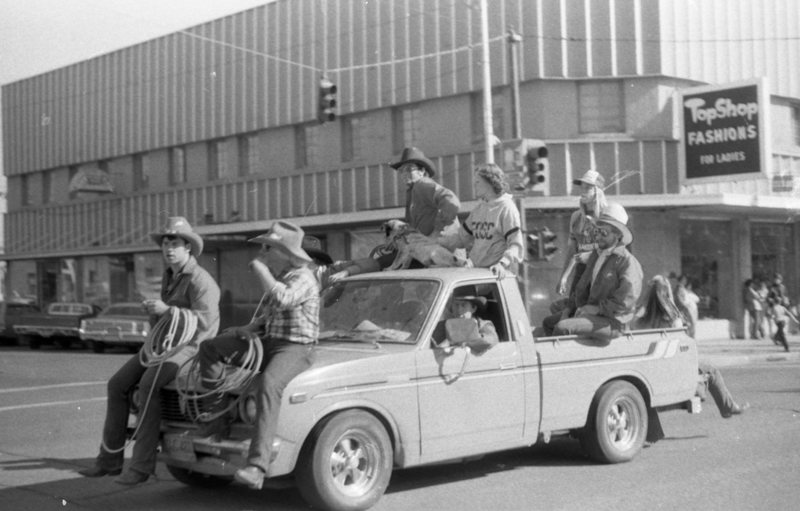 1981 Homecoming Parade, Rodeo Club 07