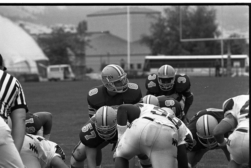 1991 Football Action, Western Washington University at EOSC 06