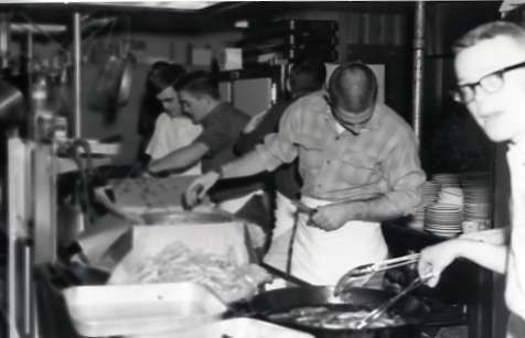 1964 Students, Kitchen Work