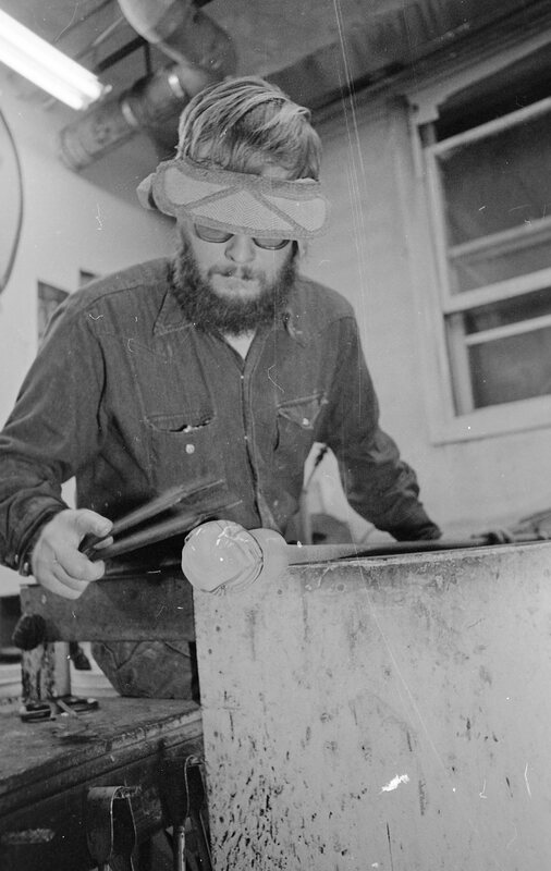 1974 Art, Glass Sculpting 03