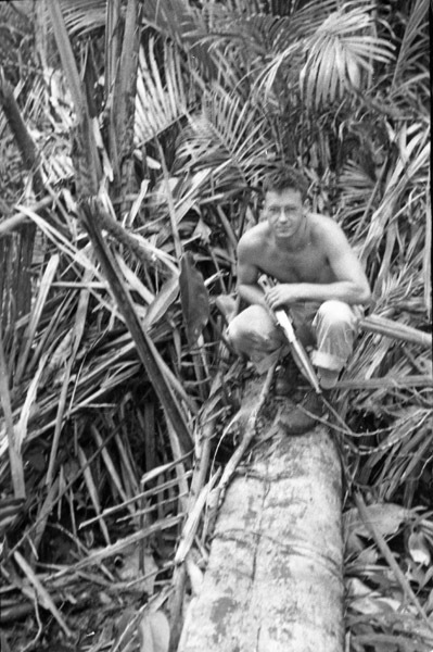 Fred Hill with Japanese Rifle 3