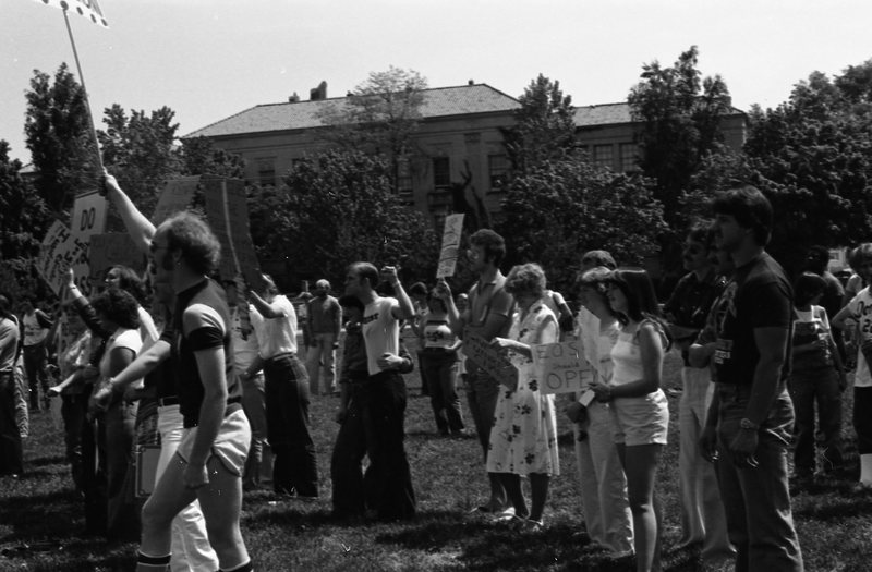 1981 Students, Protest Rally 03