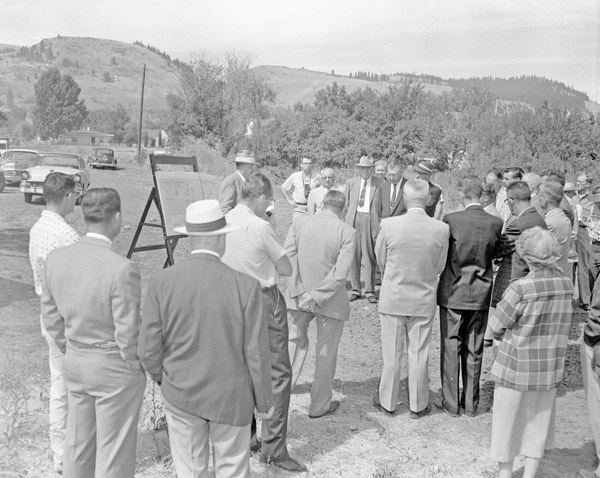 1956-57 Quinn Coliseum Ground Breaking