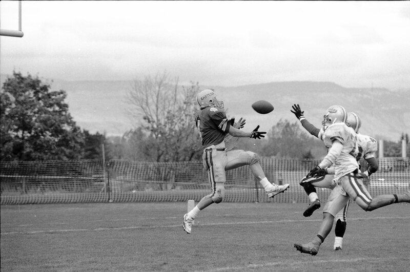 1991 Football Action, Western Oregon University at EOSC 25