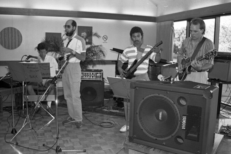 1988 Loso Hall, Groundbreaking Ceremony, Reception Band 07