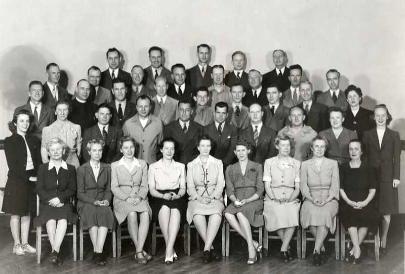 1943 Employees, Faculty Portrait