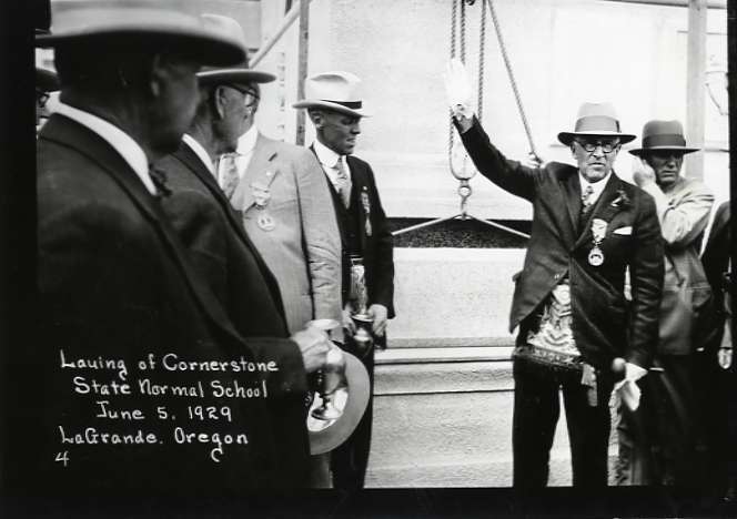 1929 Laying Cornerstone 2