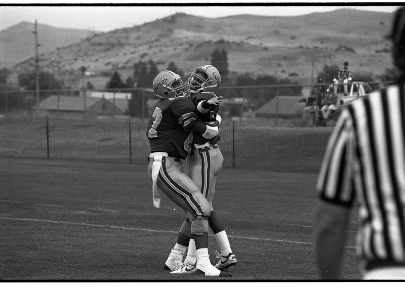 1991 Football Action, Western Washington University at EOSC 08