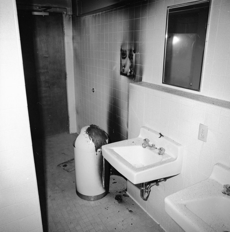 1970 Fire Damage, Bathroom 01