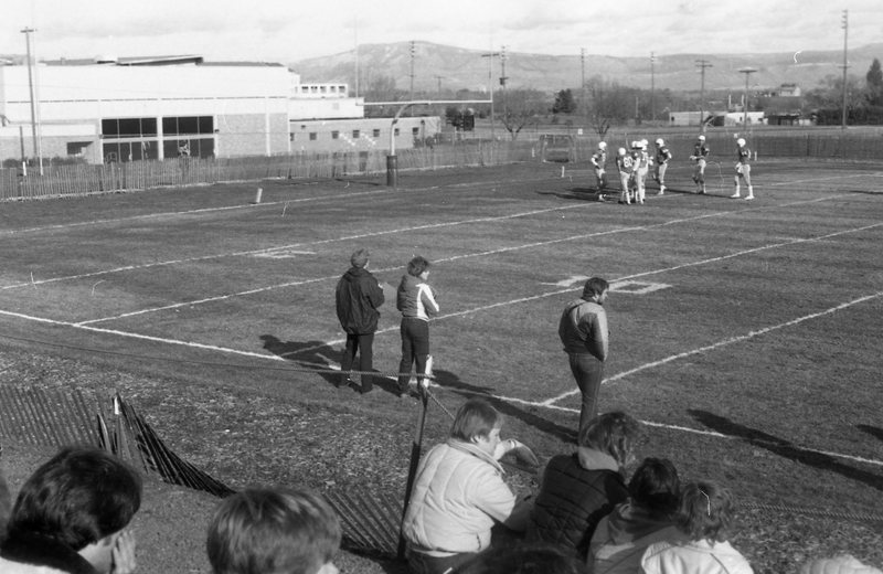 1982 Football Game, November 16th, Sideline 01