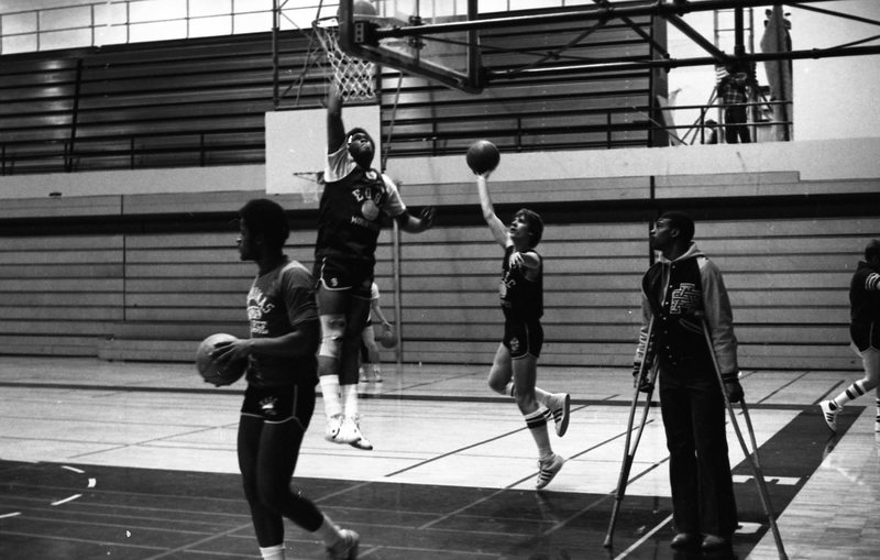 1981 Men's Basketball Practice 07