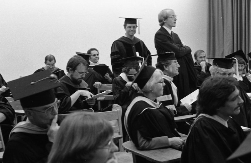 1981 Graduation, Faculty Prep 03