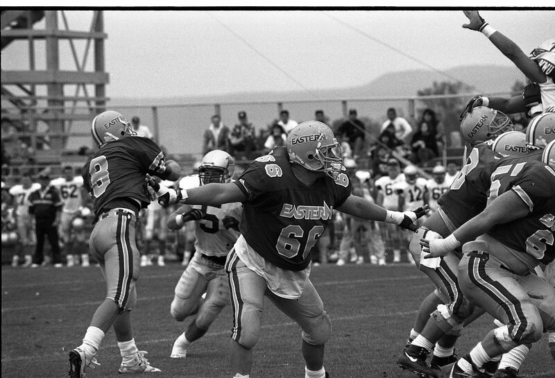1991 Football Action, Western Washington University at EOSC 05