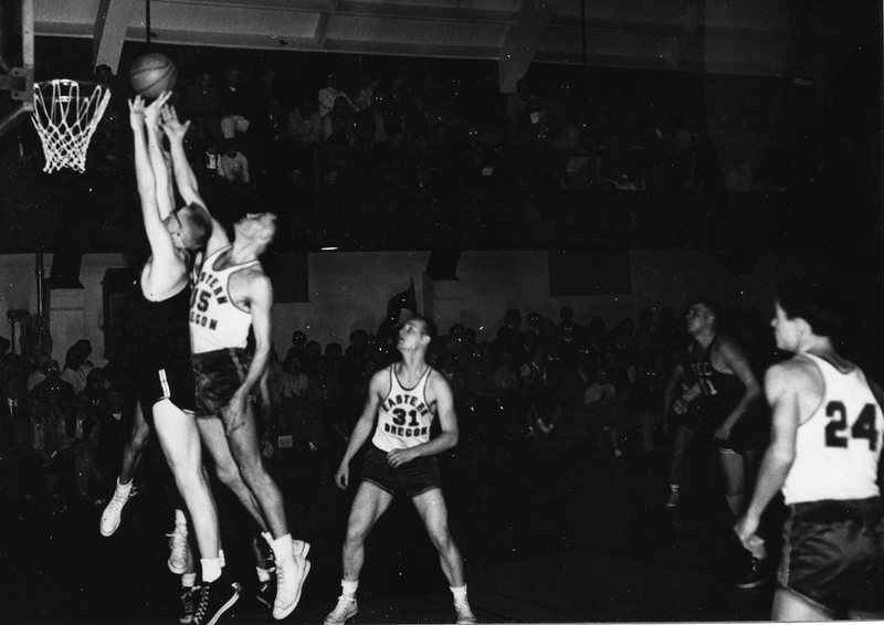 1954-55 Basketball Action 1