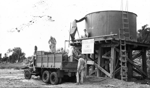 Biak Camp, Gasoline Tank