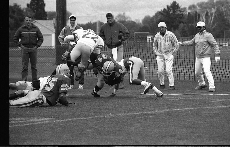 1991 Football Action, Western Oregon University at EOSC 37