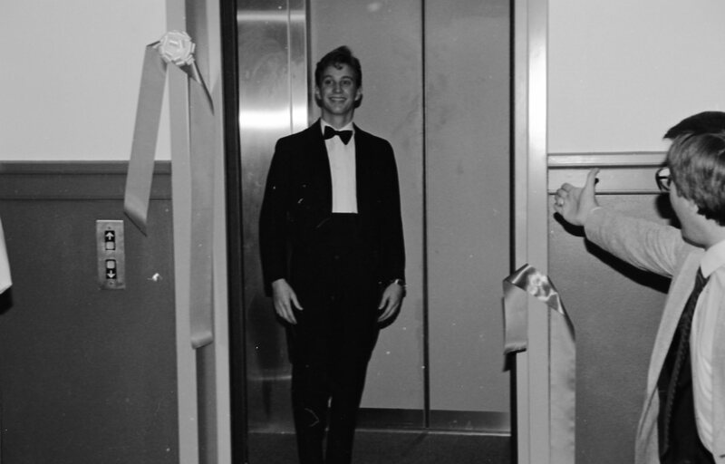 1986 New Elevator at Inlow Hall, Dedication 07