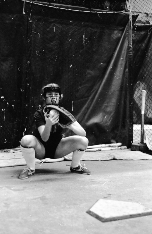 80's Softball Action, Indoors 08