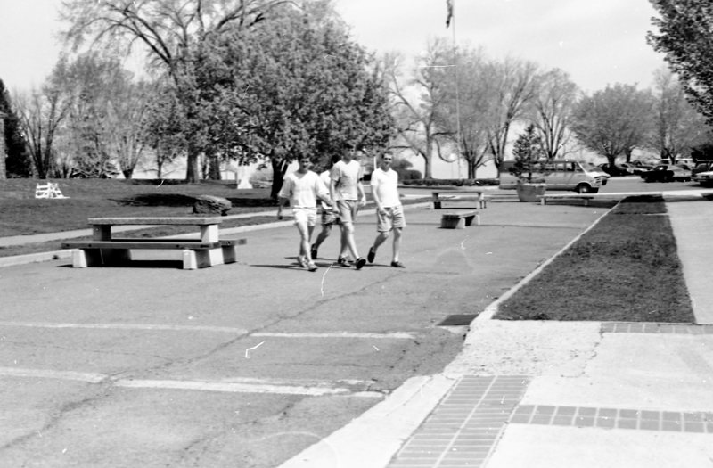 1987 Students, Walking 01