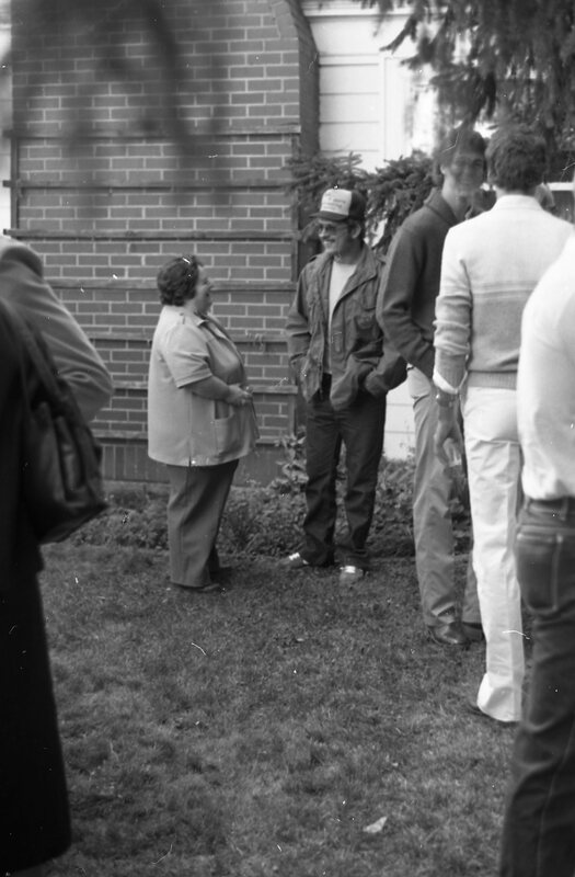1983 Student Reception at President Dave Gilbert's House 21