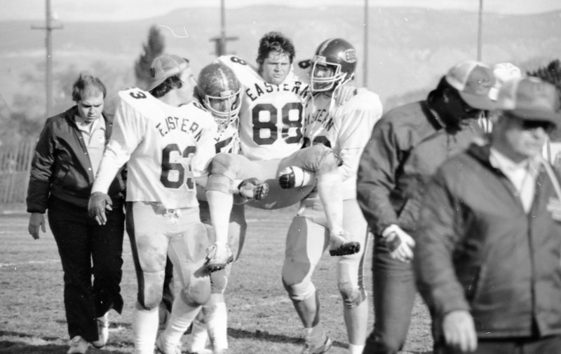 1982 Football Player B. Wick, Injury 01