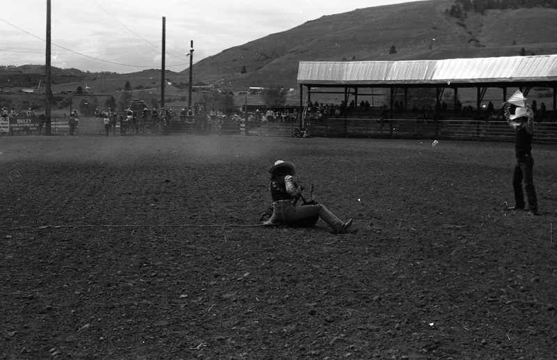 1981 Rodeo, Goat Roping 02