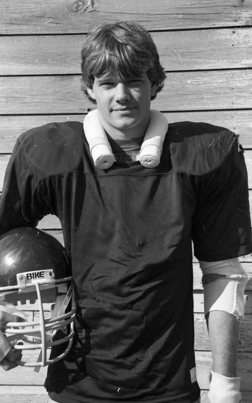 1984 Football Player, October Portraits 10