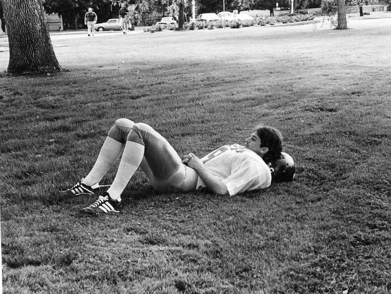 1984 Football Player, Relaxing