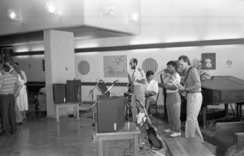 1988 Loso Hall, Groundbreaking Ceremony, Reception Band 01