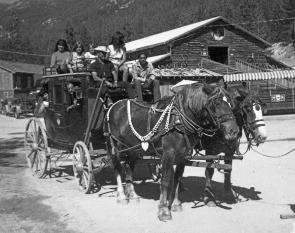 Horses and Stagecoach