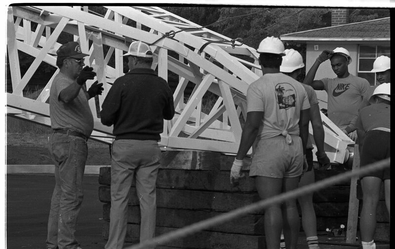 1988 Campus, Tennis Courts Construction 22