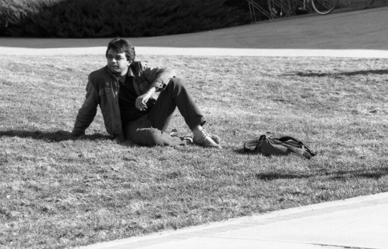 1986 Students, Outdoors in March 28