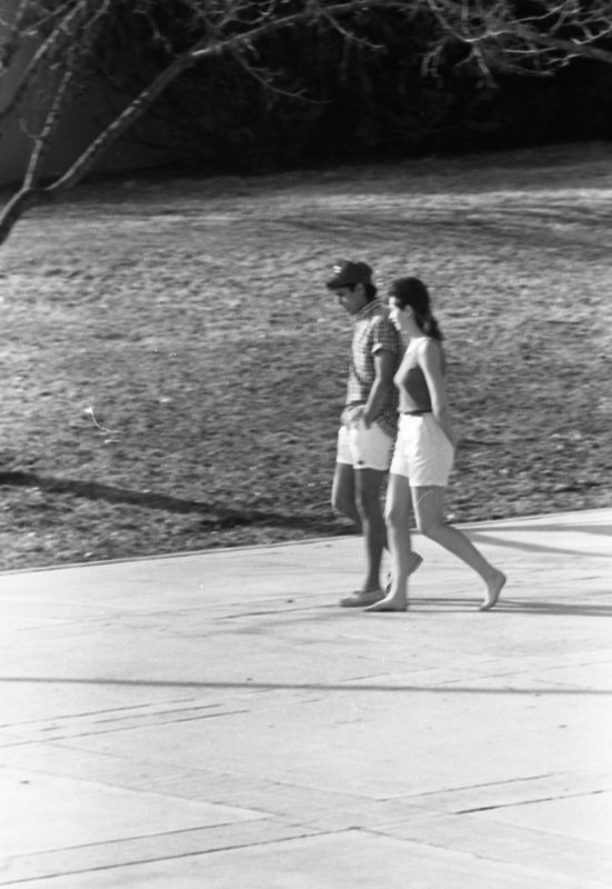 1985 Students, Walking 01