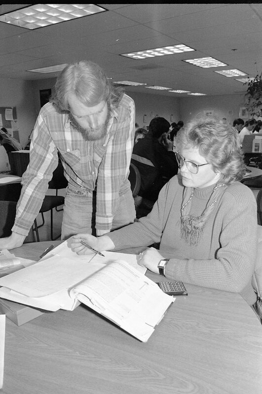 1991 Students, Learning Center 15