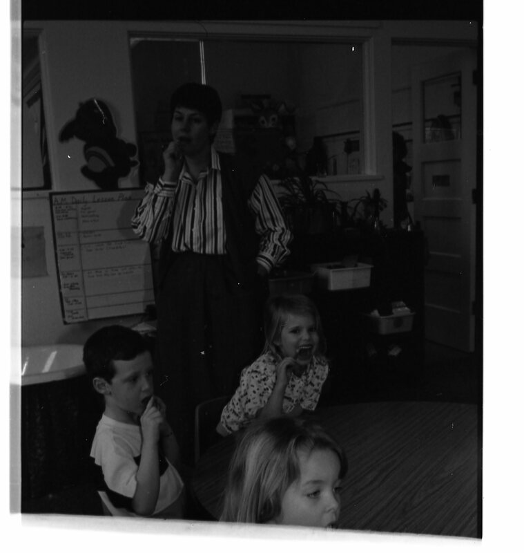 1989 Ackerman Elementary School, Teeth Brushing 01