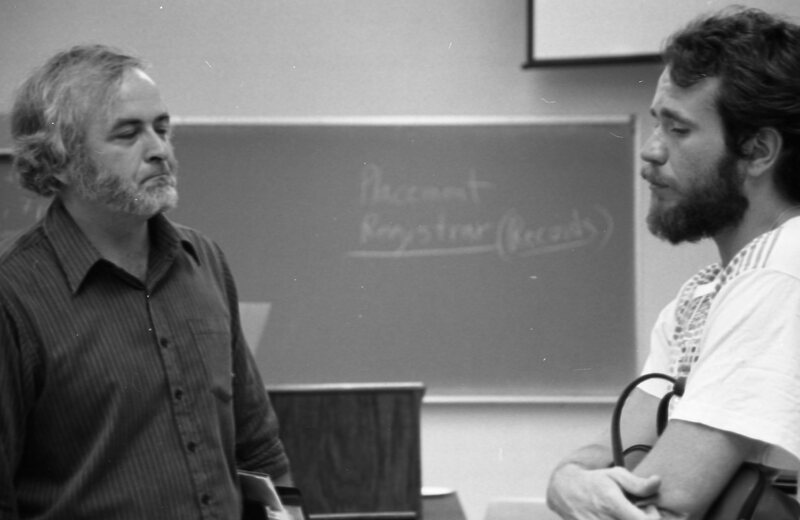 1985 August, Student Consults Professor 04