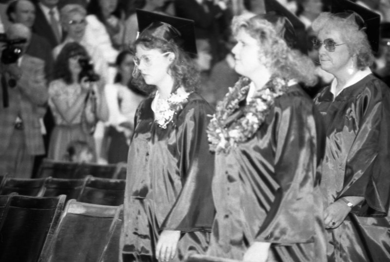1988 Graduation, Graduates Walk 01