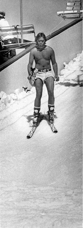 1977 Skier in Shorts