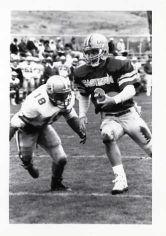 1991 Football Action, Western Oregon University at EOSC 01