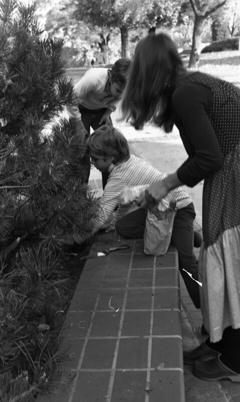 1983 Ackerman Elementary School, Bulb Planting 04