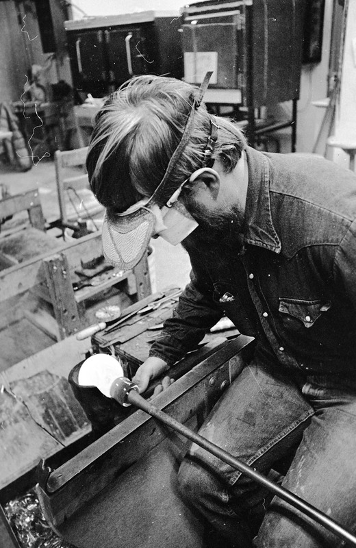 1974 Art, Glass Sculpting 08