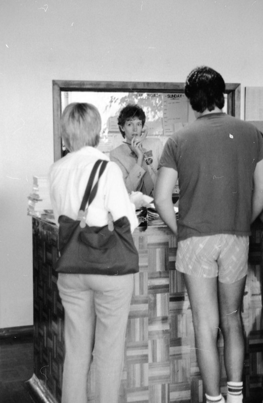 1985 Hoke Information Counter, Fall Term Registration 04